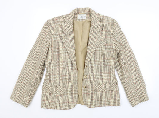 Freemans Womens Multicoloured Check  Jacket Blazer