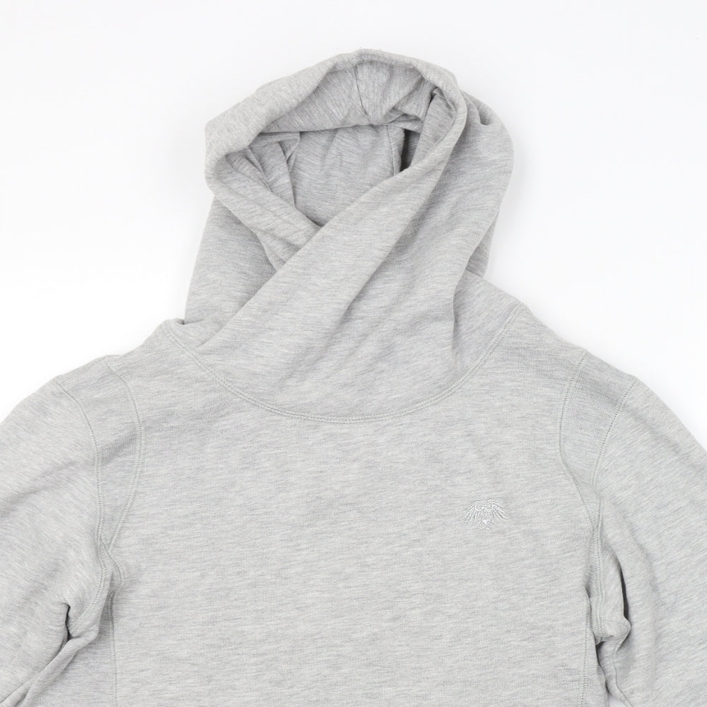 Soviet Black Mens Grey   Pullover Hoodie Size S