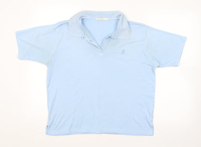 Beaumonde Womens Blue   Basic Polo Size 18