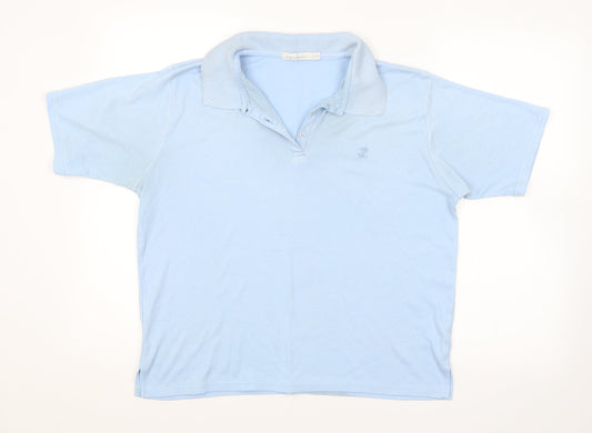 Beaumonde Womens Blue   Basic Polo Size 18