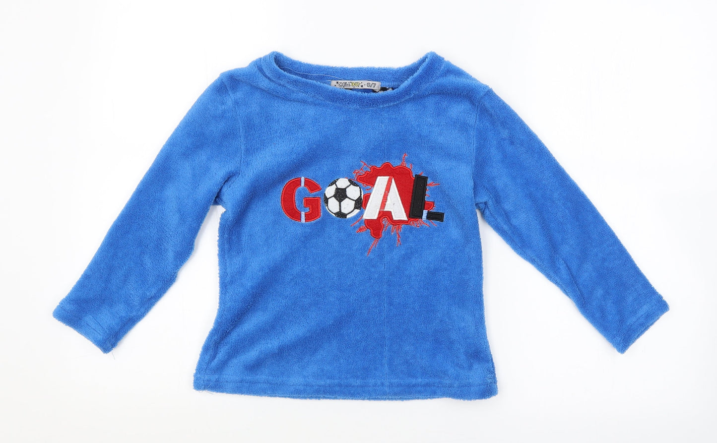 Preworn Boys Blue   Pullover Jumper Size 6-7 Years