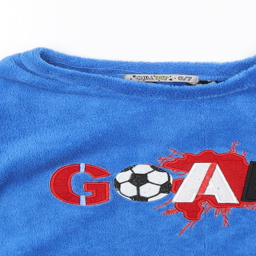 Preworn Boys Blue   Pullover Jumper Size 6-7 Years