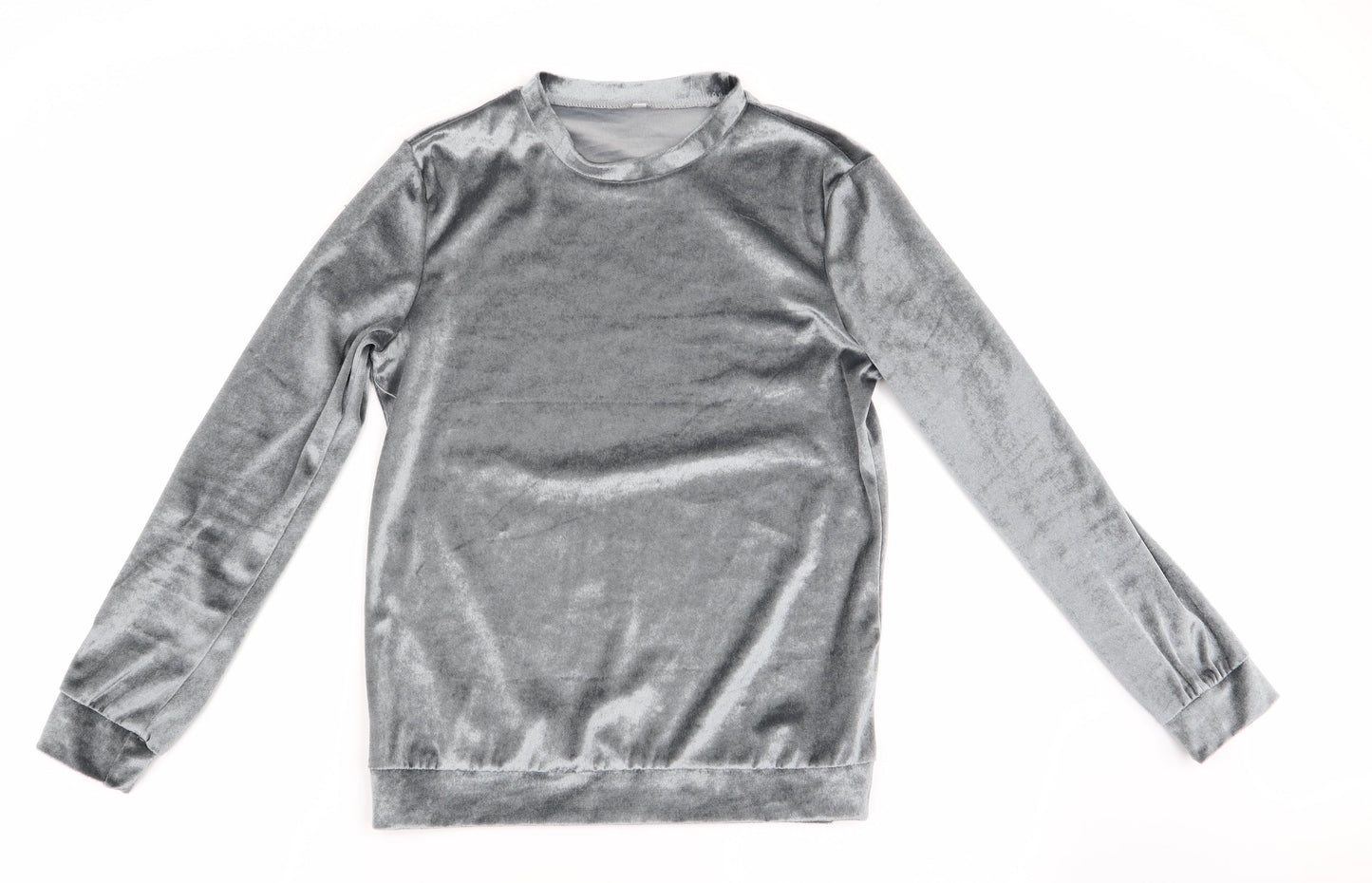 Preworn Womens Silver Solid   Pyjama Top Size S