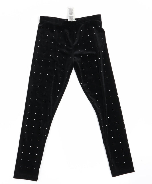 Marks and Spencer Girls Black   Jegging Trousers Size 4-5 Years