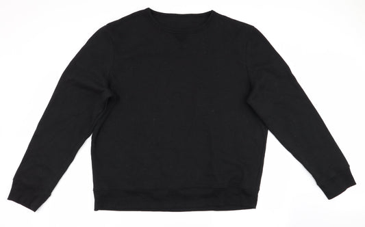 Preworn Mens Black   Pullover Sweatshirt