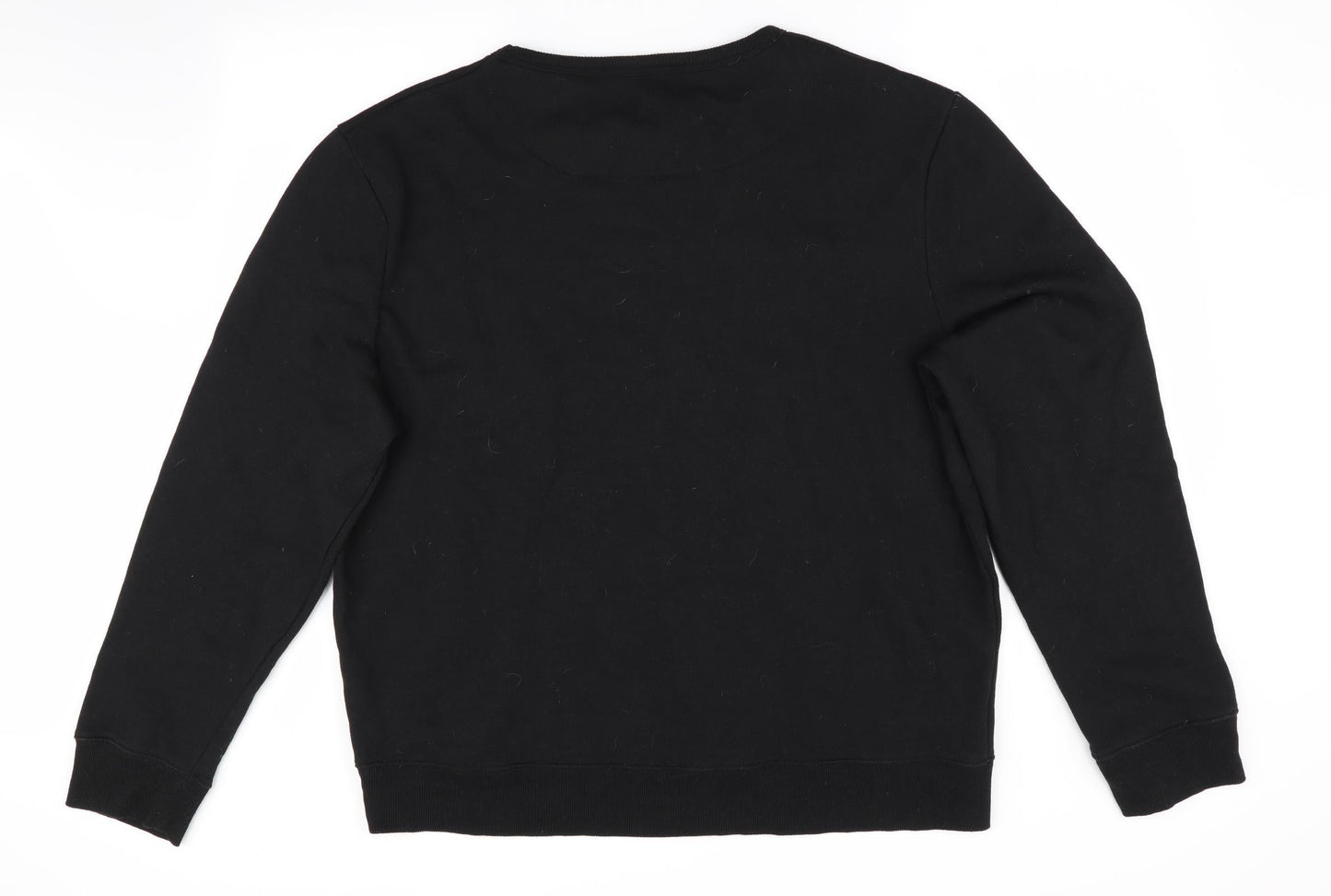 Preworn Mens Black   Pullover Sweatshirt