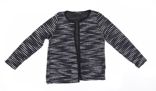 Atmosphere Womens Blue Striped  Cardigan Jumper Size S