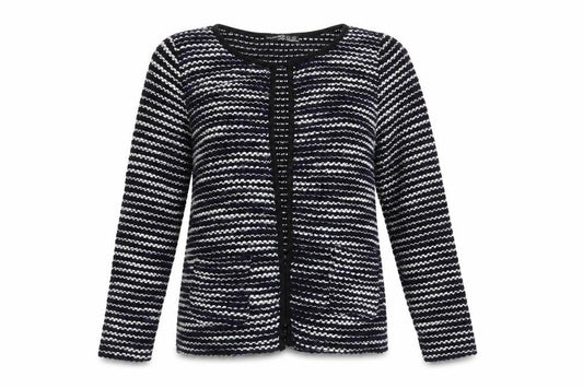 Atmosphere Womens Blue Striped  Cardigan Jumper Size S