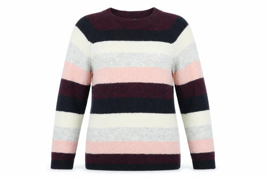 Dorothy Perkins Womens Black Striped  Pullover Jumper Size 12