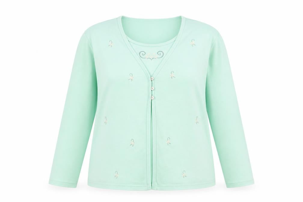 The Pearl Collection# Womens Green   Pullover Jumper Size 22