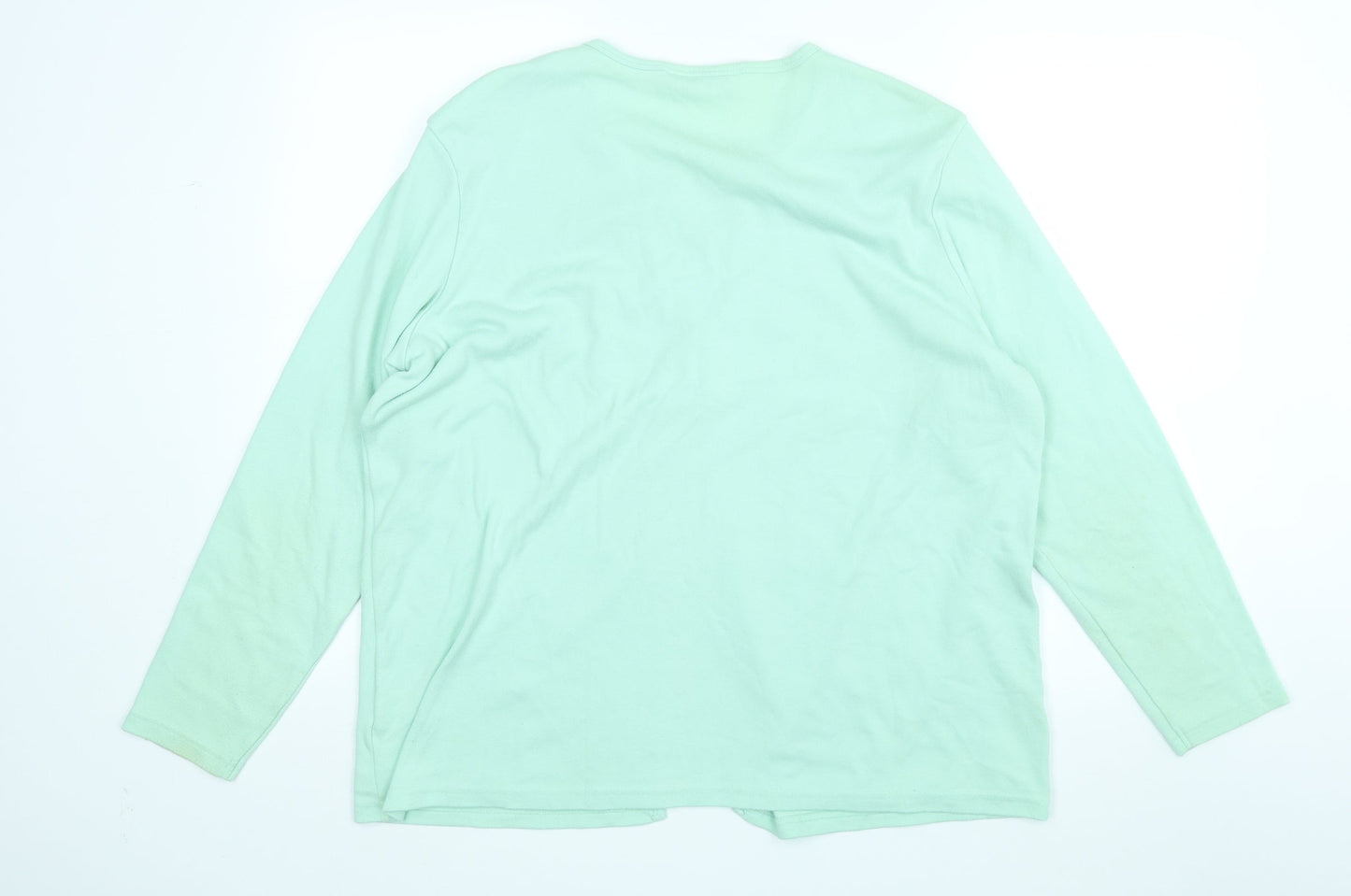 The Pearl Collection# Womens Green   Pullover Jumper Size 22