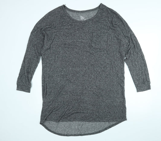 Love To Lounge Womens Grey   Top Pyjama Top Size 18
