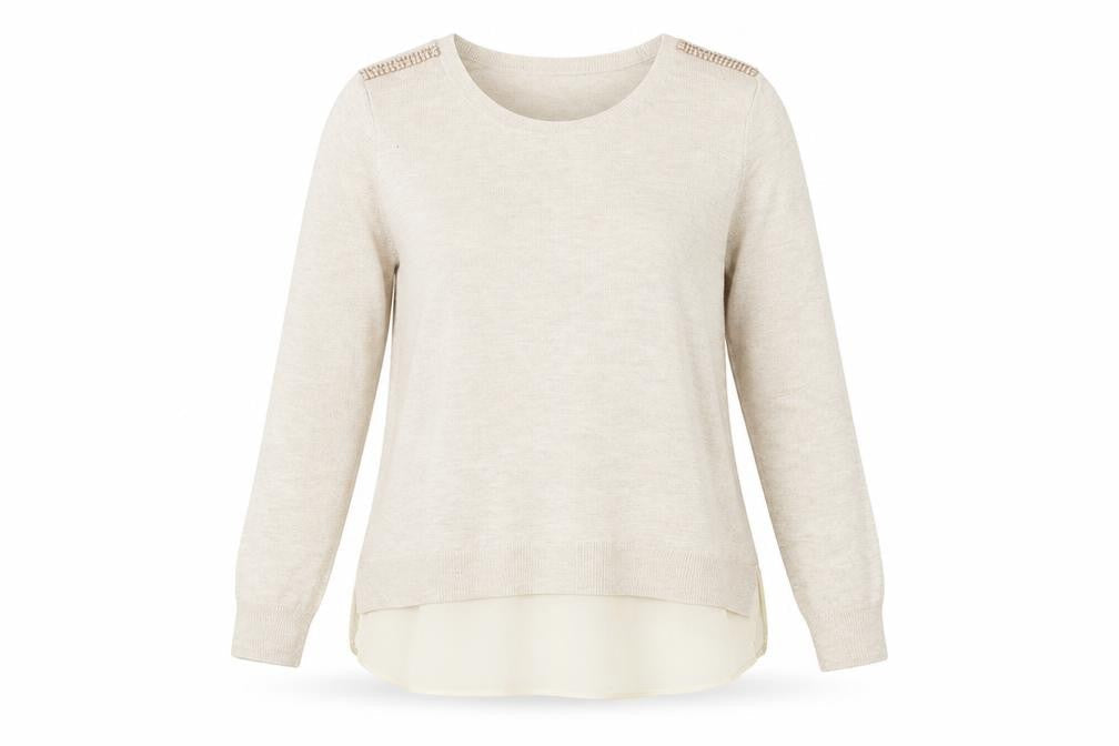F&F Womens Beige   Pullover Jumper Size 12