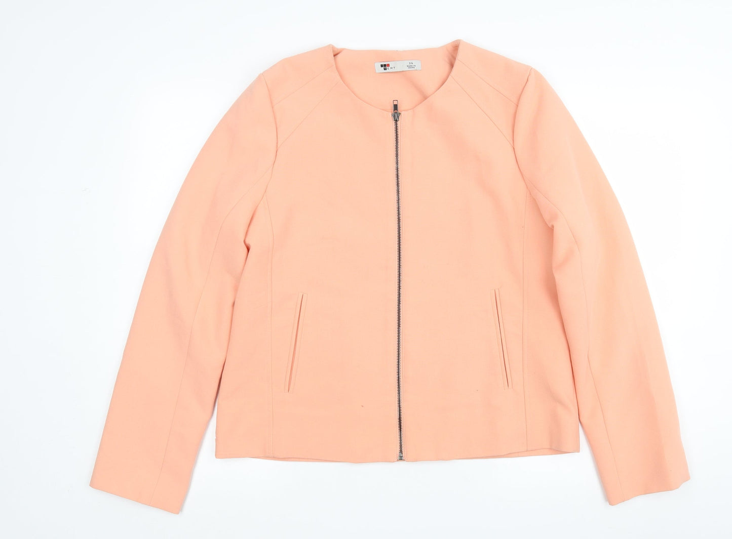 Emt Womens Pink   Jacket Blazer Size 14