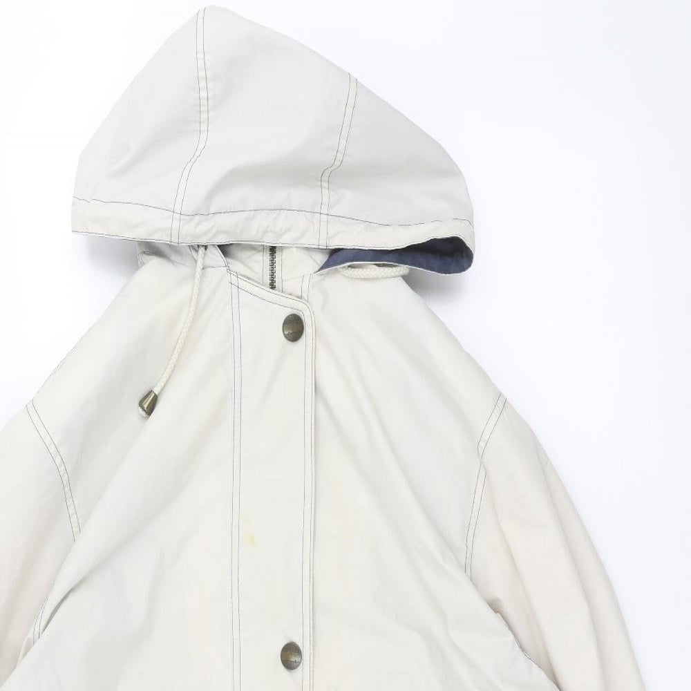 Telemac Womens Beige   Parka Coat Size 14