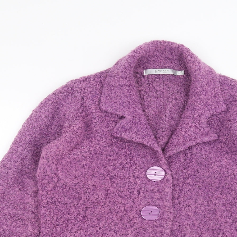 EWM Womens Pink   Jacket Coatigan Size M