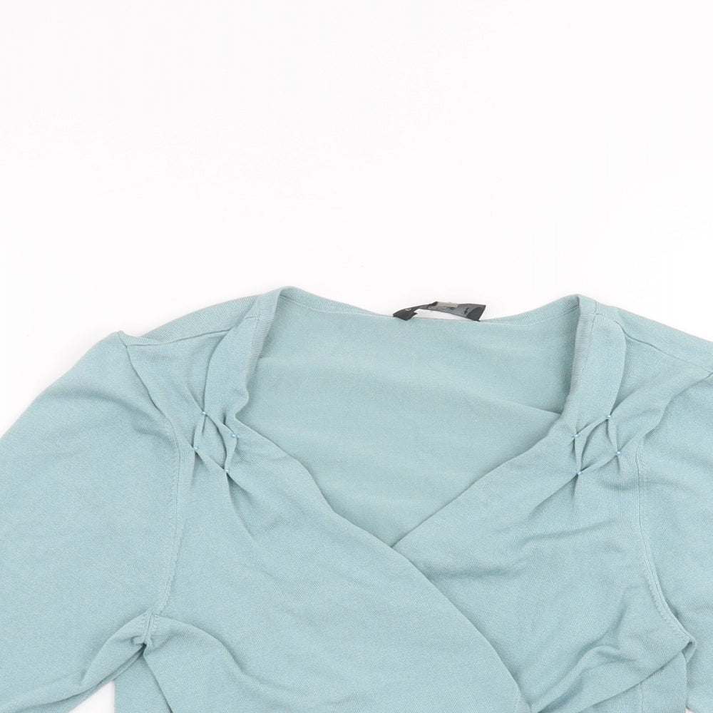 Coast Womens Blue   Cardigan Jumper Size 14