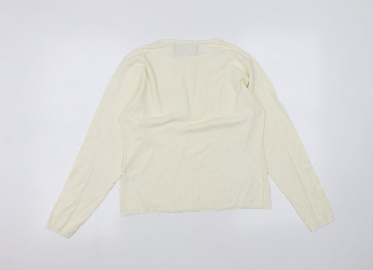casamia Womens White   Cardigan Jumper One Size