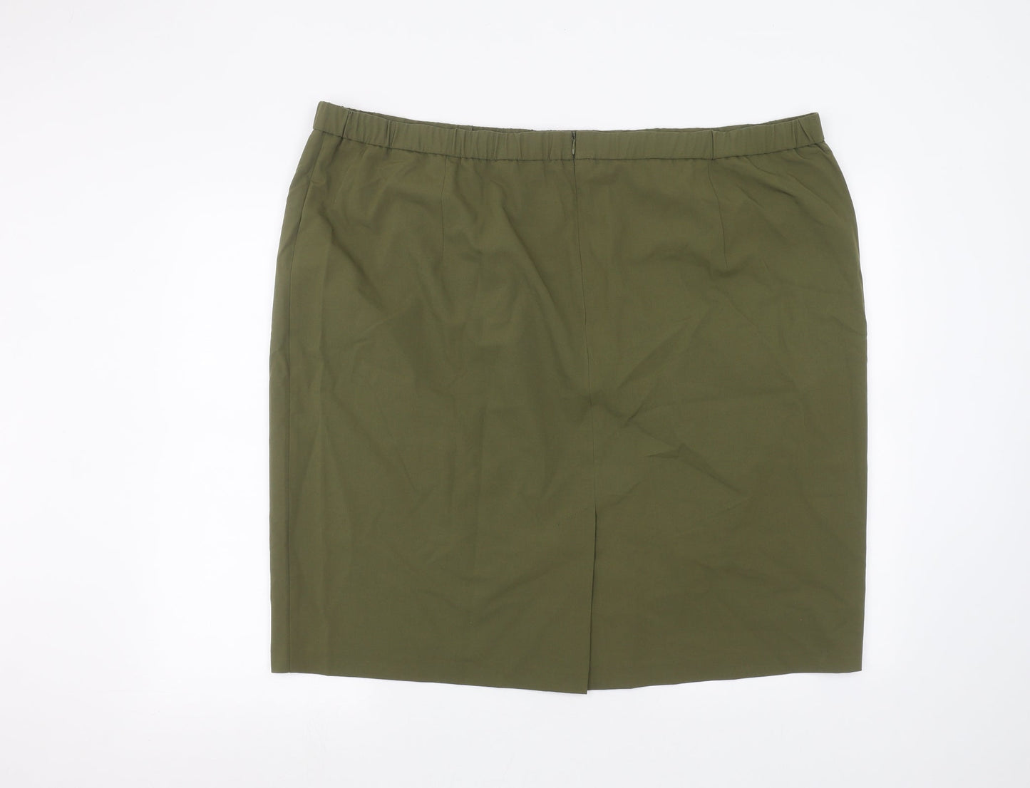 Magisculpt Womens Green   Mini Skirt Size 28