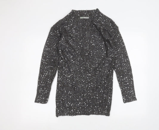 Marks and Spencer Womens Black   Cardigan Jumper Size 10