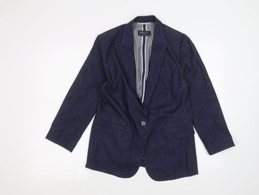 Marks and Spencer Womens Blue   Jacket  Size 12
