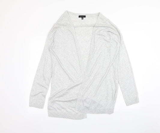New Look Womens Silver   Cardigan Jumper Size M