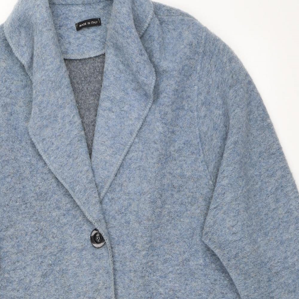 Preworn Womens Blue   Overcoat Coat