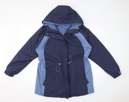 Bonmarché Womens Blue Overcoat Coat Size S