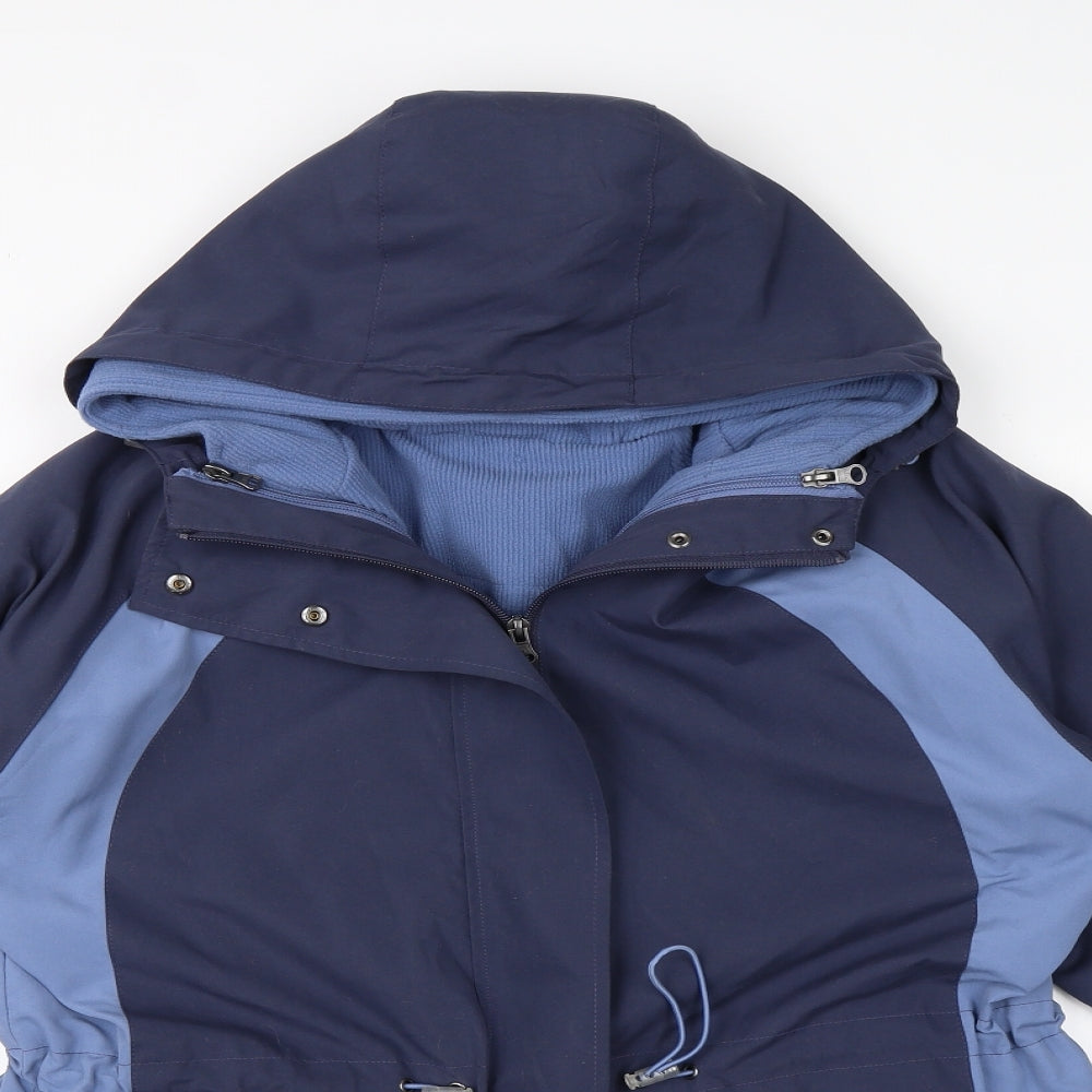 Bonmarché Womens Blue Overcoat Coat Size S