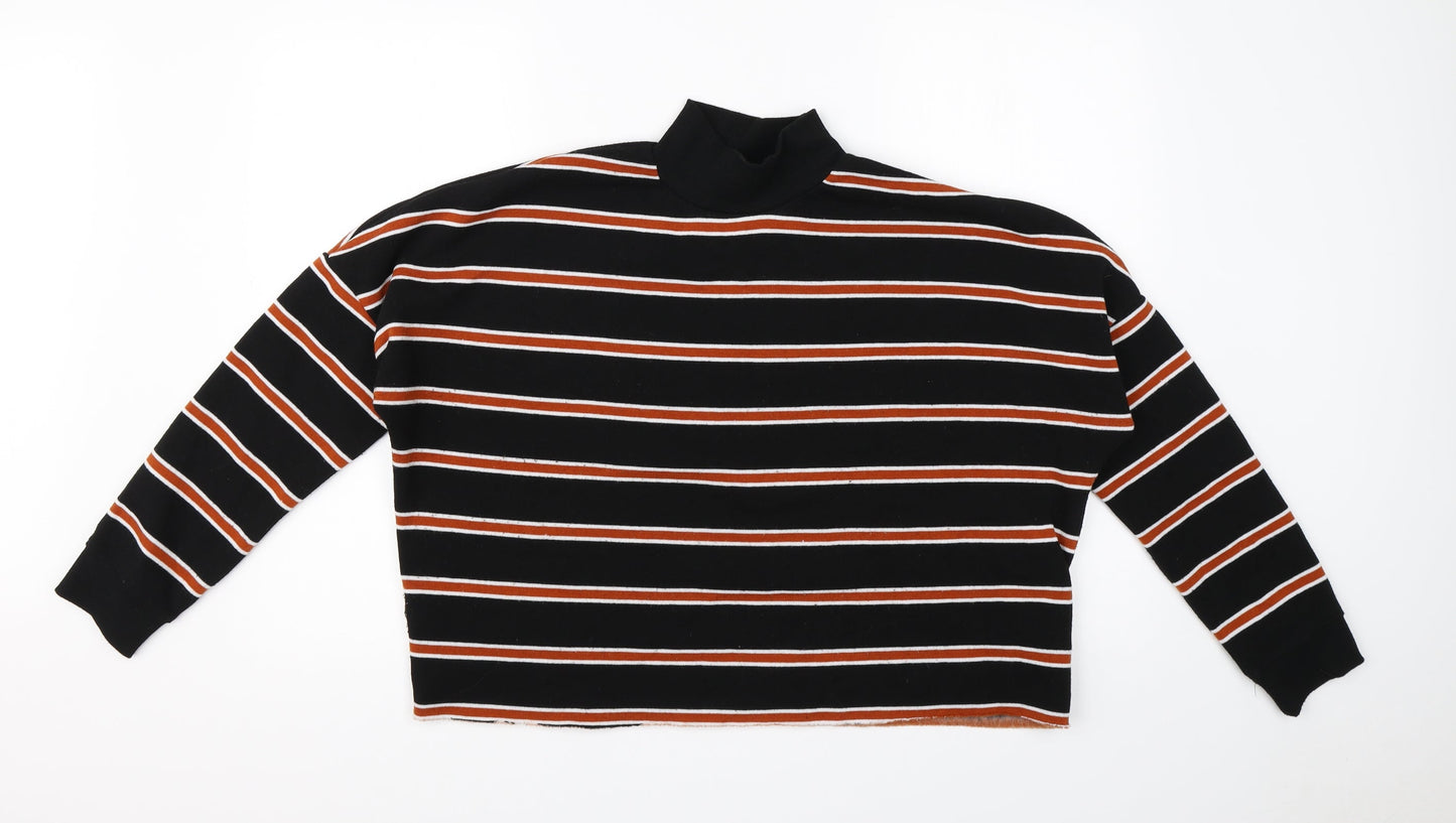 Primark Womens Multicoloured Striped  Pullover Sweatshirt Size S