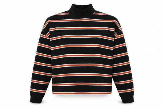 Primark Womens Multicoloured Striped  Pullover Sweatshirt Size S