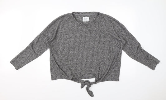 Primark Womens Grey Solid   Pyjama Top Size S