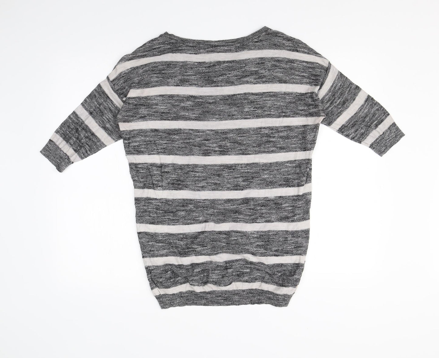 H&M Womens Multicoloured Striped  Basic T-Shirt Size 6