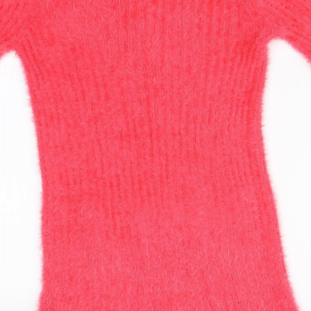 NIYUFUSHI Girls Pink   Cardigan Jumper