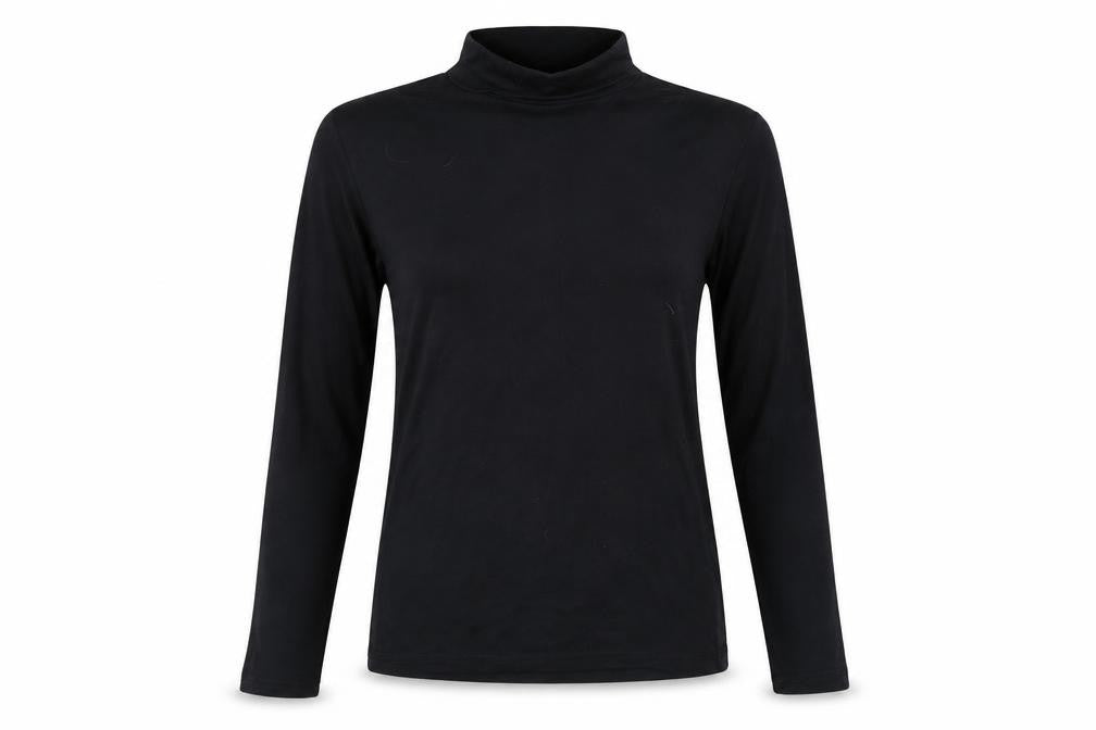 JUISHDEN Womens Black   Basic T-Shirt Size M