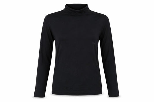 JUISHDEN Womens Black   Basic T-Shirt Size M