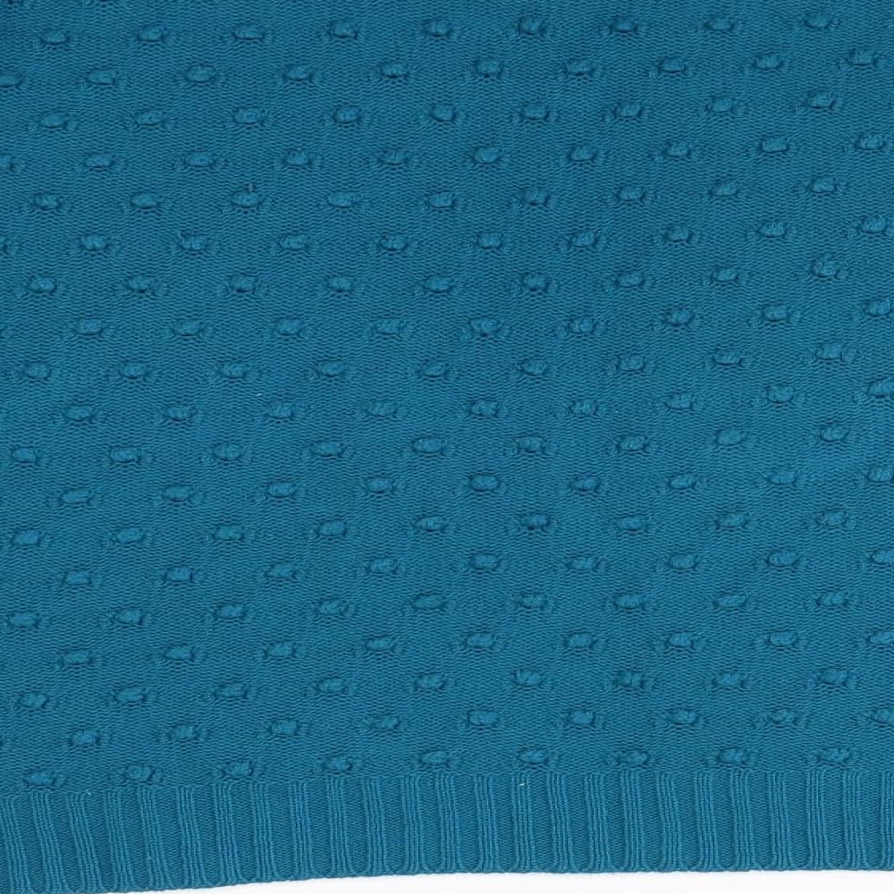 BRIG-O-DOON Womens Blue Polka Dot  Pullover Sweatshirt