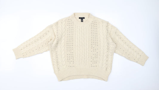 New Look Womens Beige   Pullover Jumper Size M