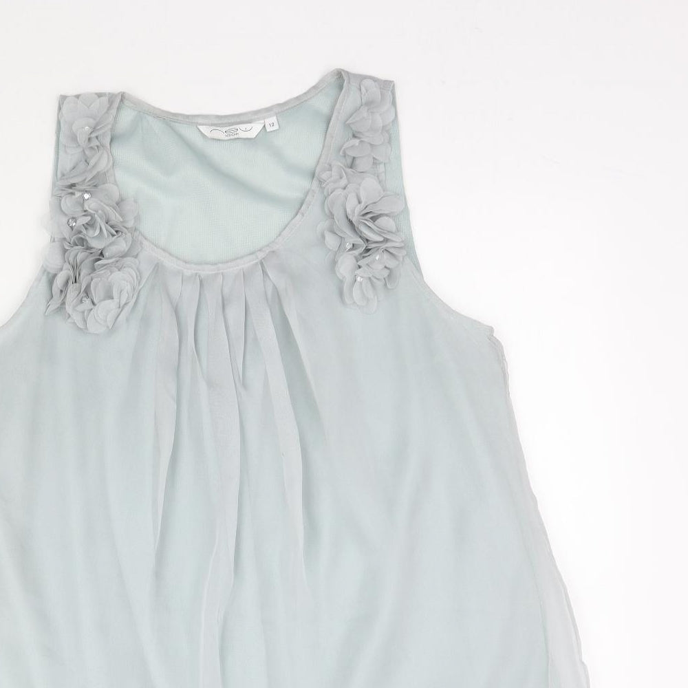 New Look Womens Blue   Basic Blouse Size 12
