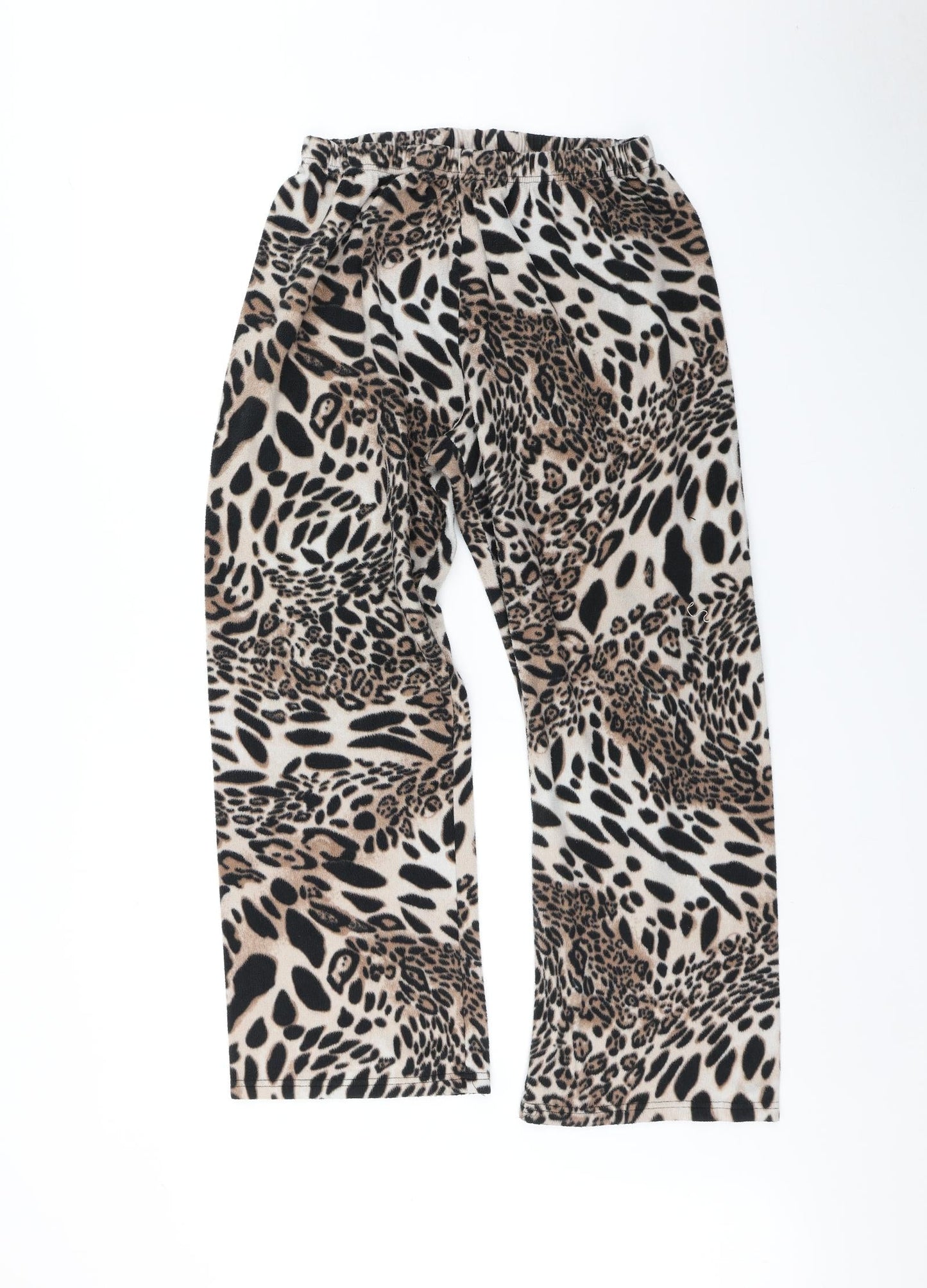 Preworn Womens Brown Animal Print   Lounge Pants Size M