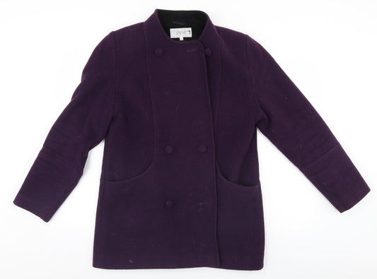 EWM Womens Blue   Overcoat Jacket Size 12