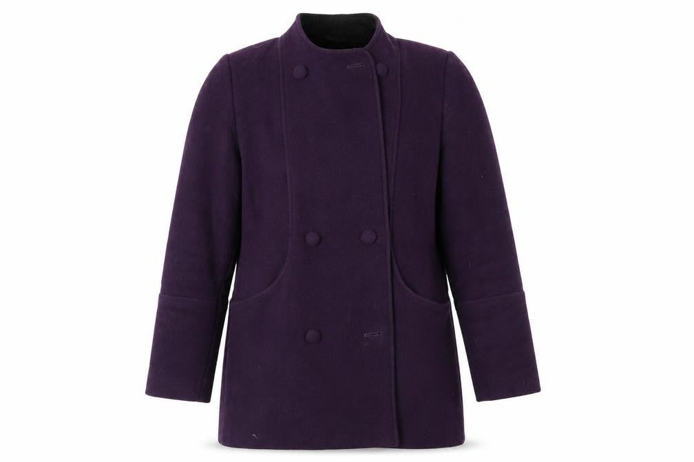EWM Womens Blue   Overcoat Jacket Size 12