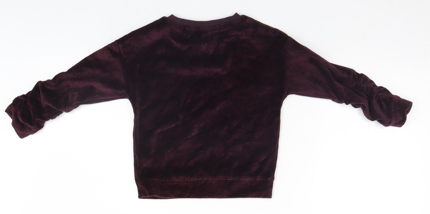 NEXT Girls Red   Pullover Jumper Size 4 Years
