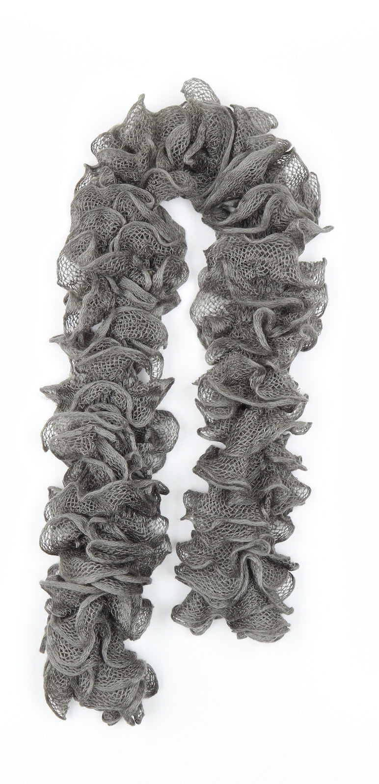 Preworn Womens Grey    Scarf   - boa