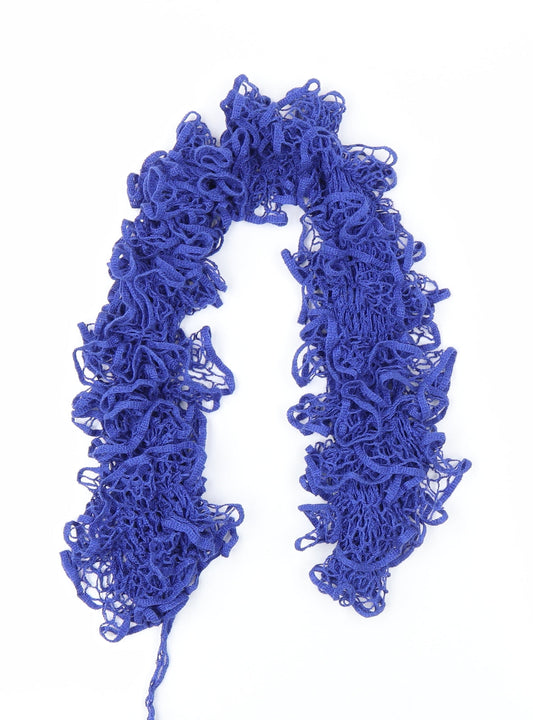 Preworn Womens Blue    Scarf   - boa
