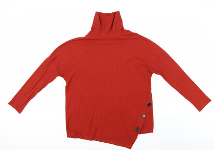 New Look Womens Red   Pullover Jumper Size 14