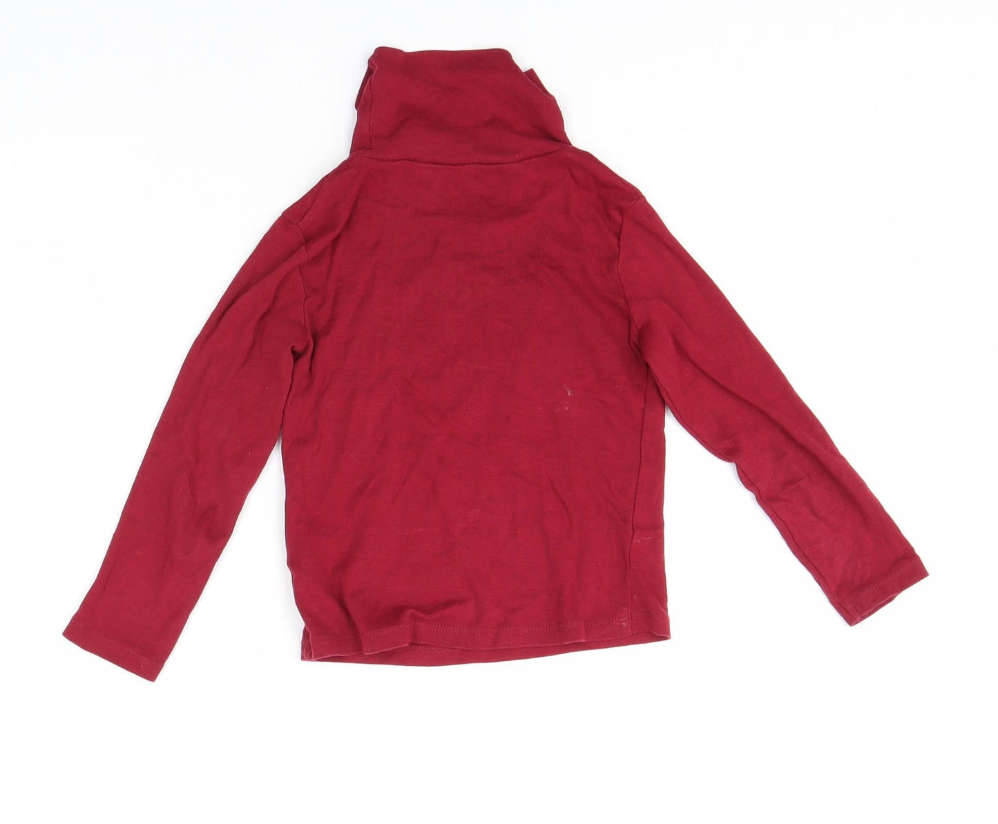 vert baudet Girls Red   Basic T-Shirt Size 4 Years  - lets dance