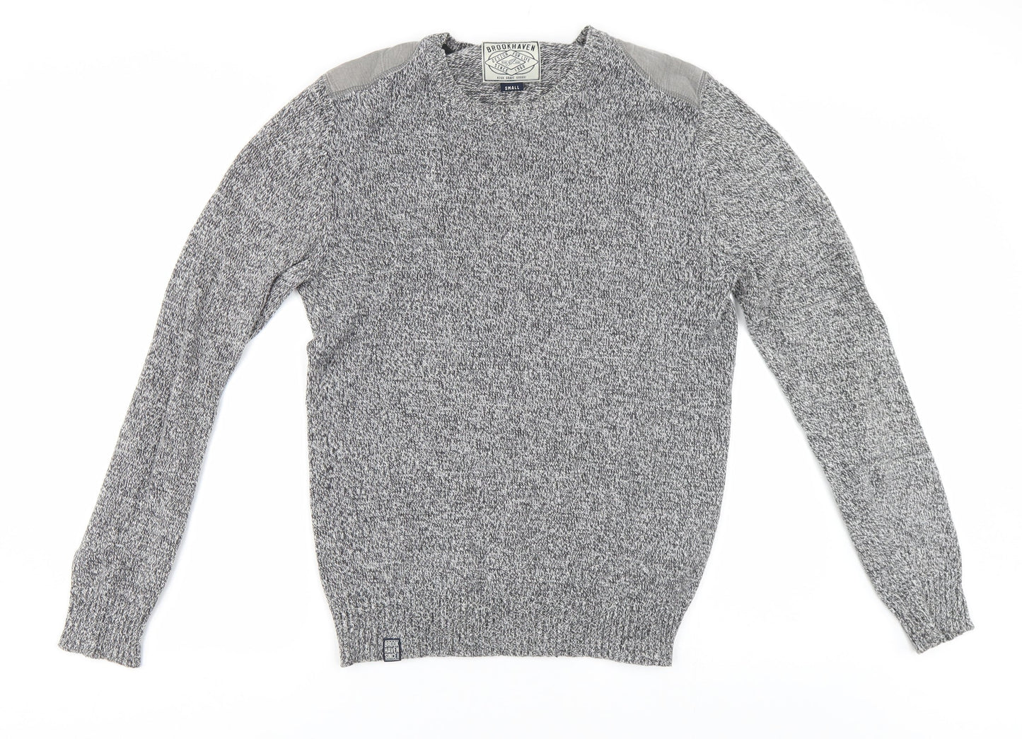 brook haven Mens Grey   Pullover Jumper Size S