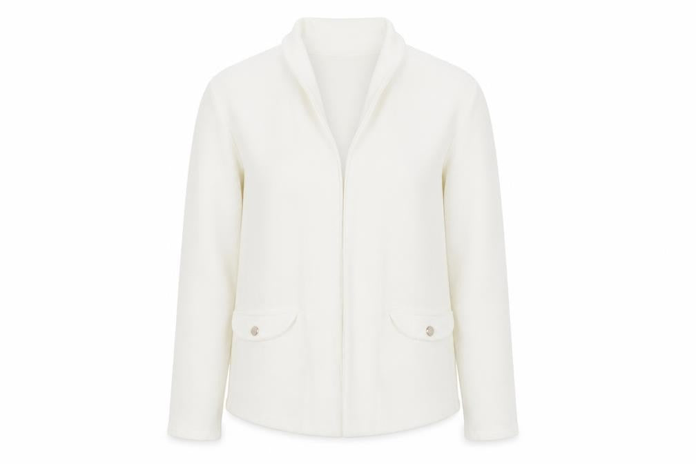Select Womens White   Jacket Blazer Size 14