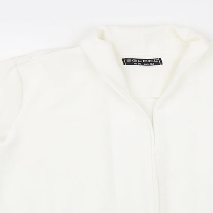 Select Womens White   Jacket Blazer Size 14